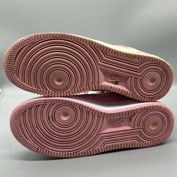 Nike Air Force 1 Perfect Pink White Floral High Top Sneakers 334031-611 Size 9 - Picture 9 of 11